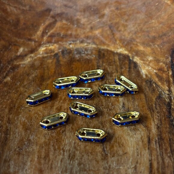 Rhinestone Bead Spacers/Bridges/Rondelle  (Fire Mountain Gems) (9 bags) - Picture 3 of 14